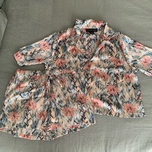 Satin Lounge Set